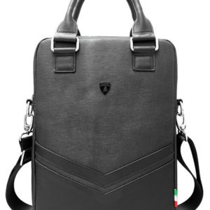 Lamborghini Leather Tablet & Laptop Carrier Bag - Huracan D9