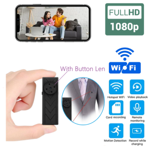 1080p 微型鈕扣針孔鏡頭拍攝錄影器wifi錄影